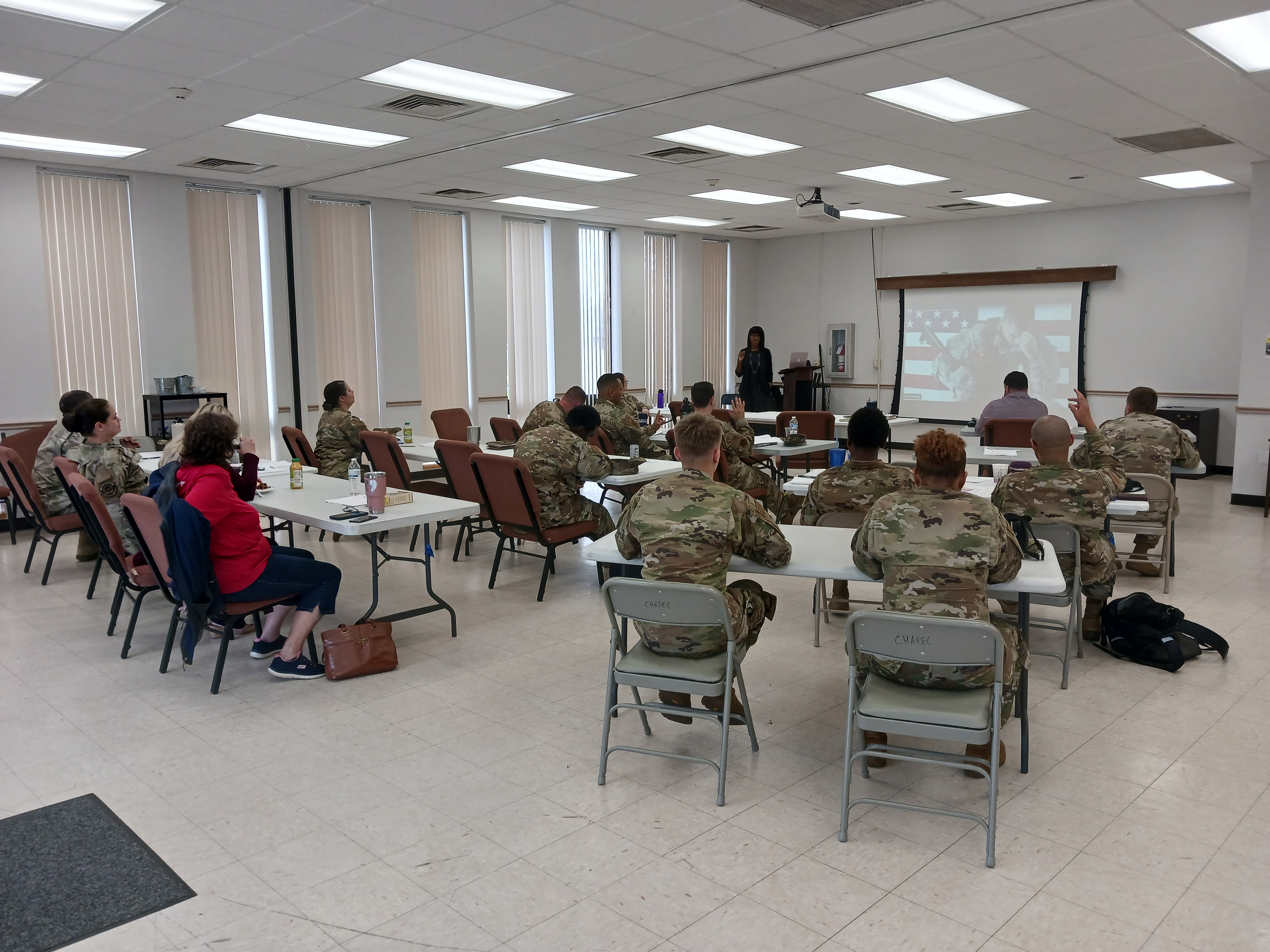 Training for Military Chaplain Teams – Miss Dilworth