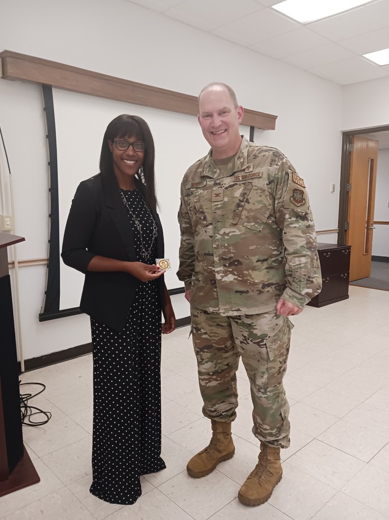Tiffani Dilworth, Military Chaplain Team